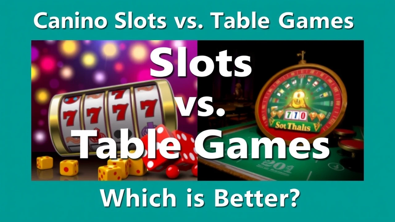 Casino Slots vs. Table Games: Which is Better?